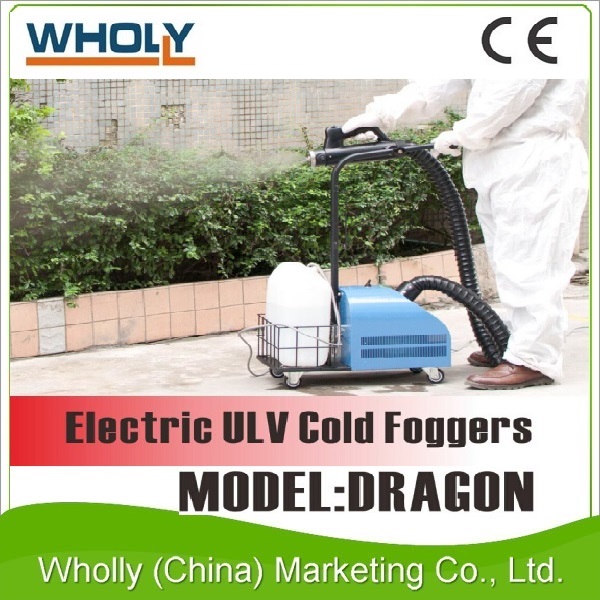 Foggers frios elétricos modelo do dragão ULV, pulverizador da bateria com rodas